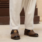 OFF-WHITE BLANDED KAMEEZ SHALWAR