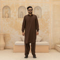 BROWN BLANDED KAMEEZ SHALWAR