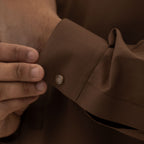 BROWN BLANDED KAMEEZ SHALWAR