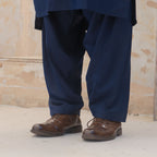 NEVY-BLUE KURTA PAJAMA