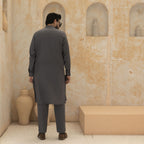 COOL-GREY KURTA PAJAMA-SHALWAR