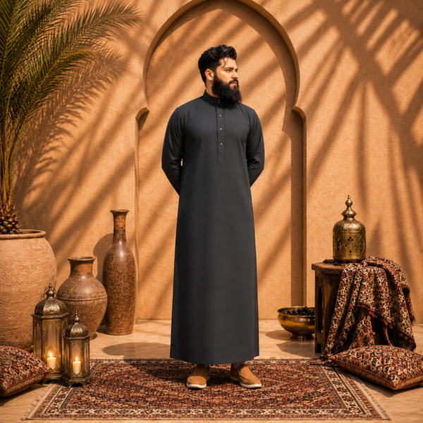 CHARCOAL Thobe/Jubbah