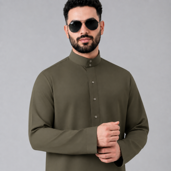 OLIVE-GREEN Thobe/Jubbah