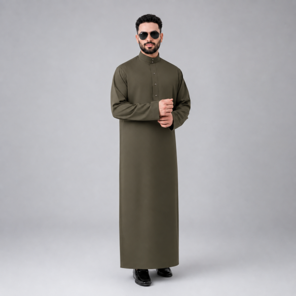 OLIVE-GREEN Thobe/Jubbah