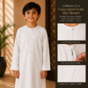 ChatGPT Image Jul 13, 2026, 02_33_27 AM ROUND-NECK WHITE KIDS THOBE/JUBBAH