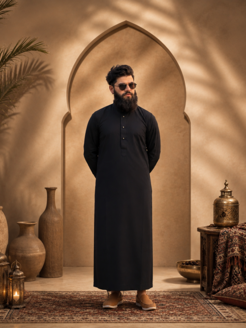 BLACK Thobe/Jubbah