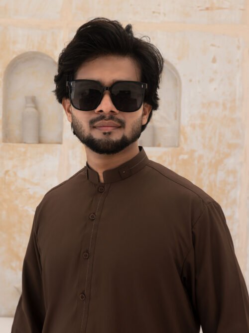 BROWN KURTA PAJAMA