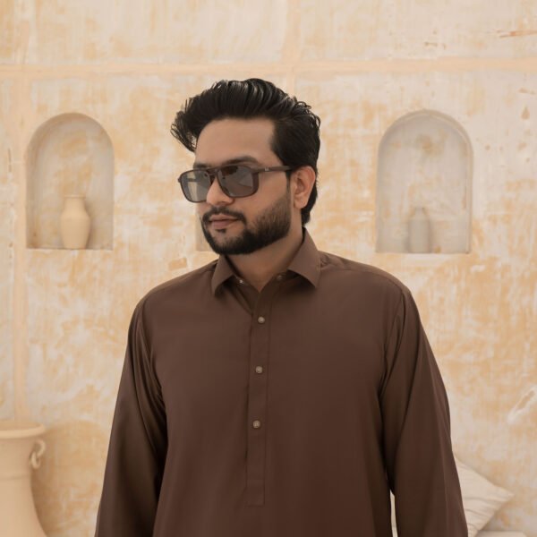 BROWN blanded kameez shalwar