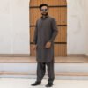 STONE-GREY blanded kameez shalwar