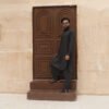 Charcoal blanded kameez shalwar