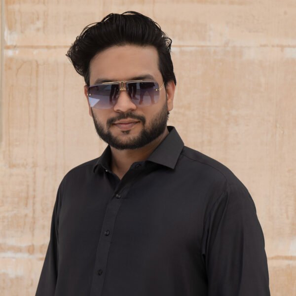 Charcoal blanded kameez shalwar