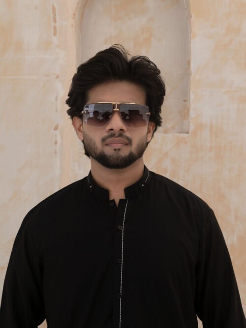 BLACK KURTA PAJAMA