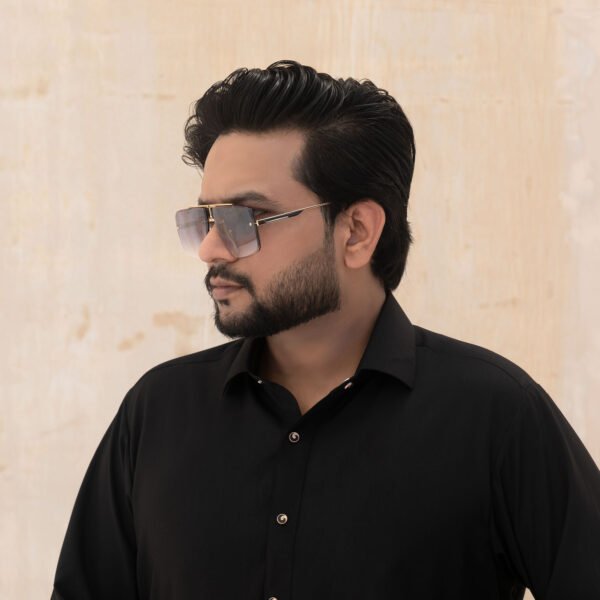 black blanded kameez shalwar