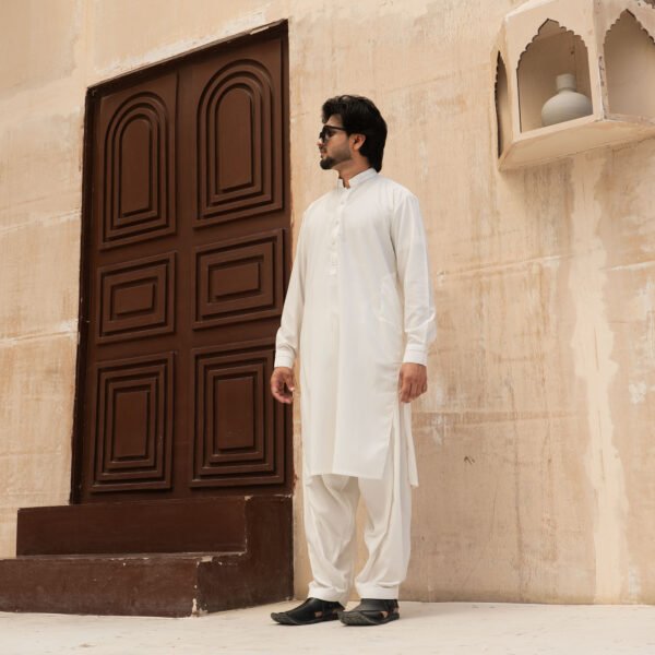P1195933 OFF-WHITE KURTA PAJAMA