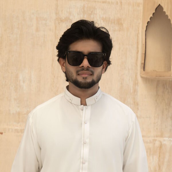 P1195935 OFF-WHITE KURTA PAJAMA