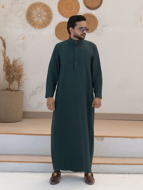PEACOCK-GREEN-Thobe/Jubbah